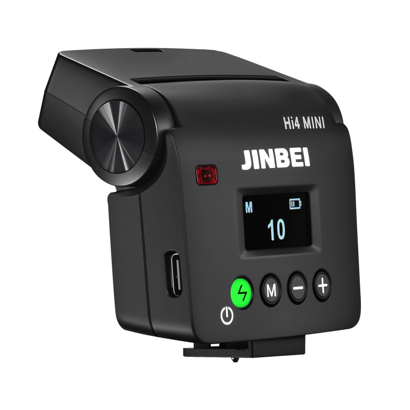 Jinbei Hi-4 Mini Aufsteckblitz (Schwarz) - Jinbei Markenshop