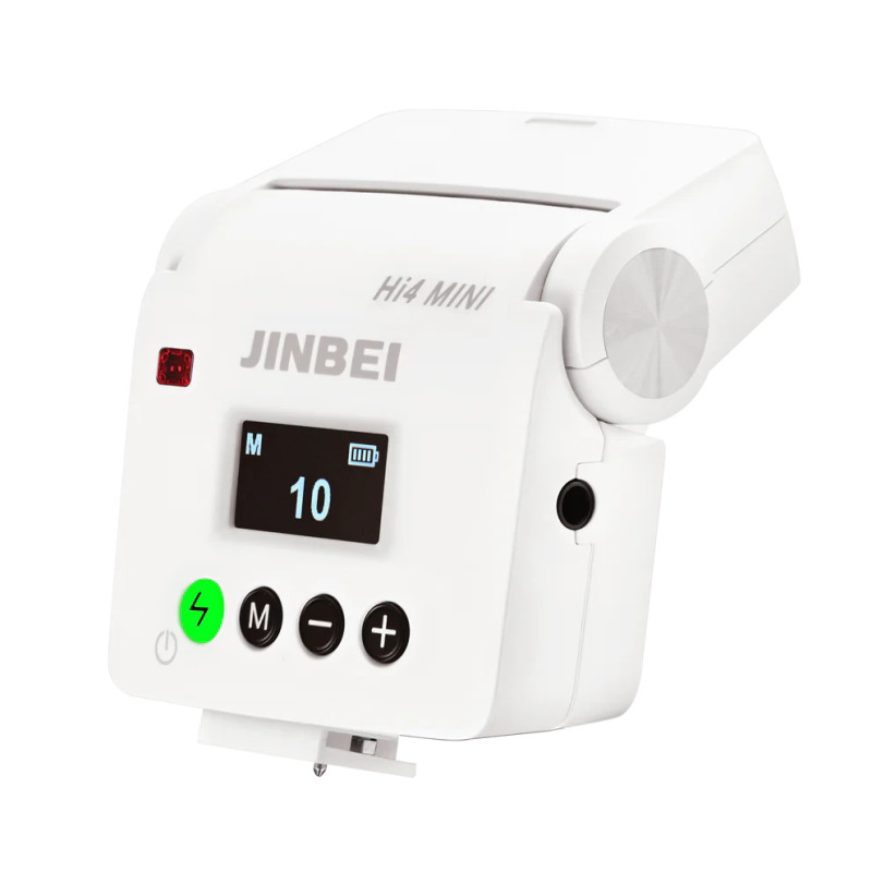 Jinbei Hi-4 Mini Aufsteckblitz (Weiß) - Jinbei Markenshop