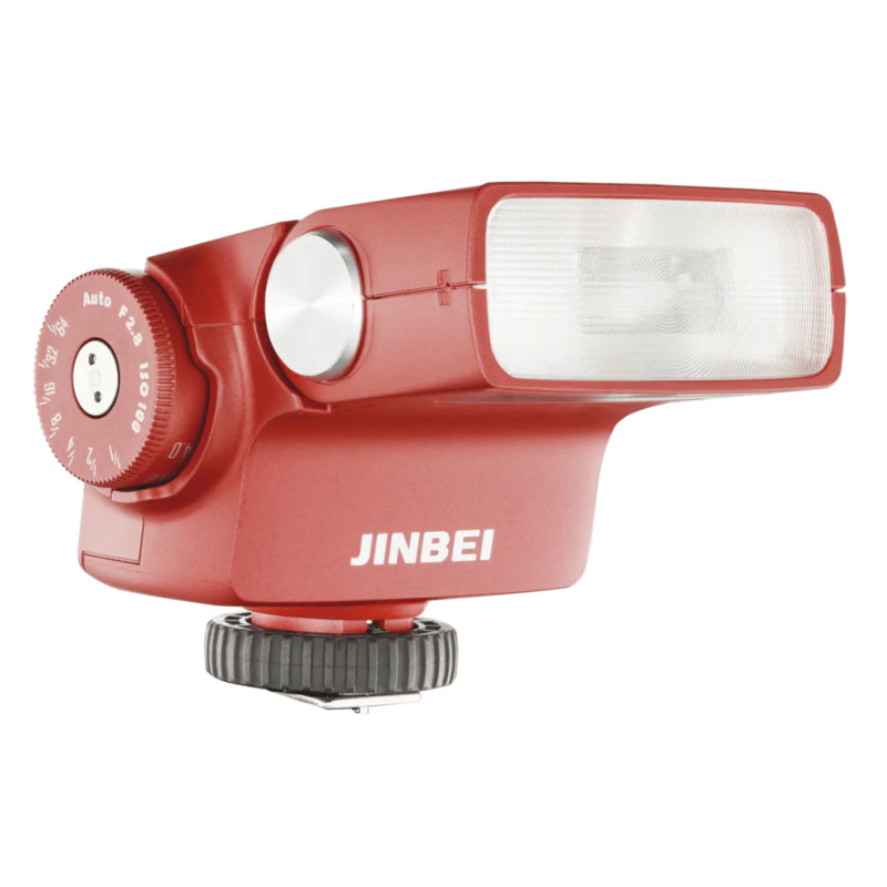 Jinbei Hi-5 Retro Speedlite (Red) - Jinbei Store