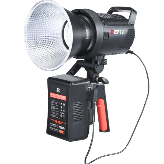 Jinbei EF-120Bi portable LED video light (with reflector) grey