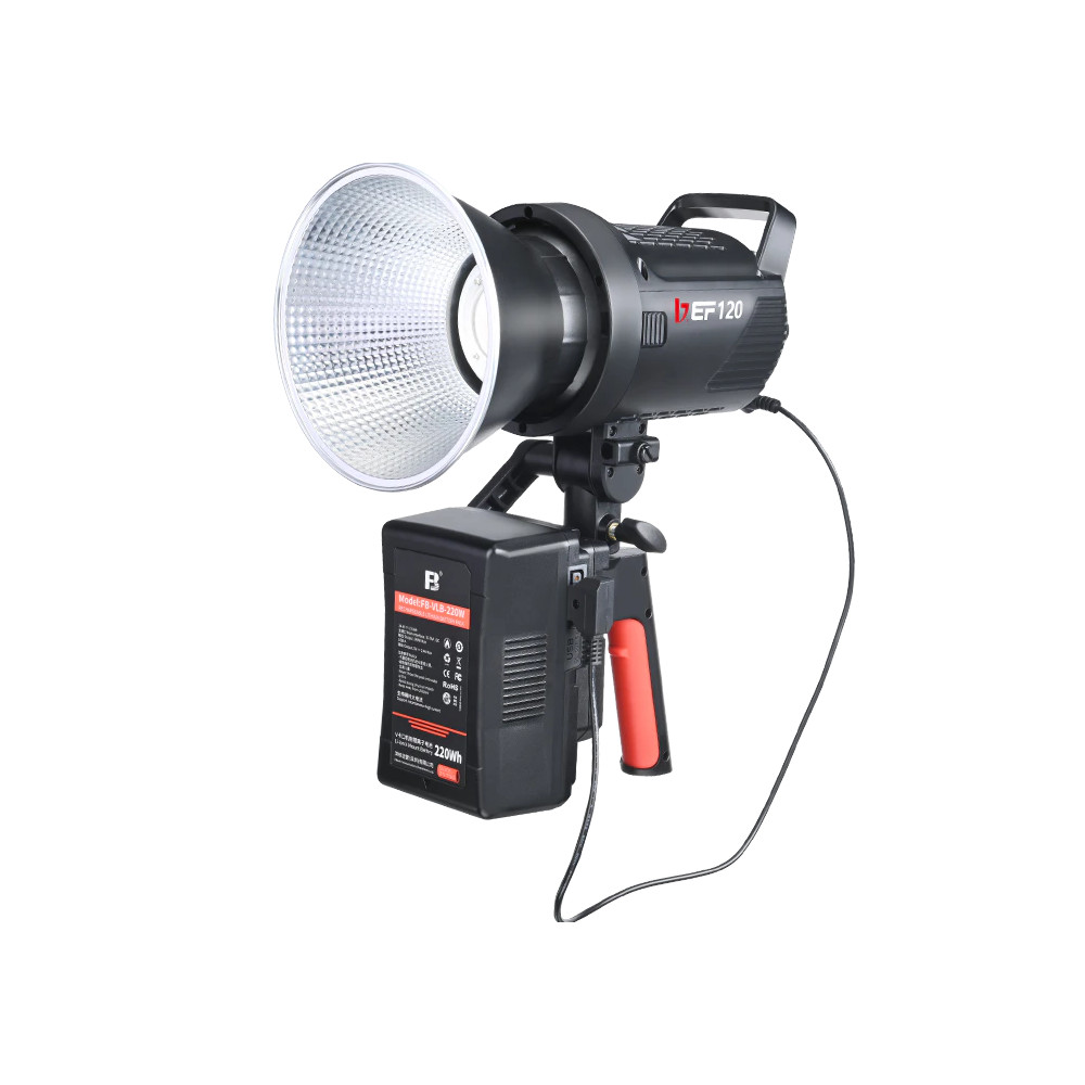 Jinbei EF-120Bi portable LED video light (with reflector) grey