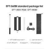 Jinbei EFT-360III lampa LED RGB rurowa (z zasilaczem)