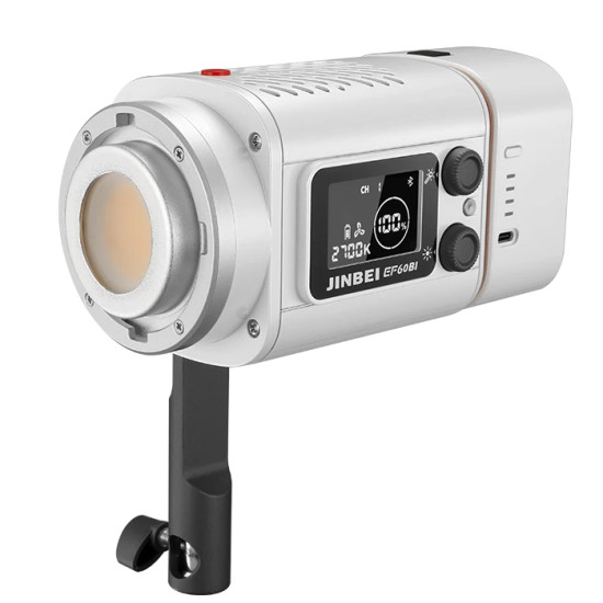 Jinbei EF-60BI portable LED video light (with reflector and zoom lens)