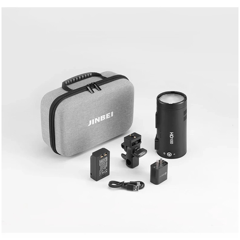 Jinbei HD-100 TTL tragbarer, akkubetriebener Outdoor-Blitz - Jinbei Markenshop