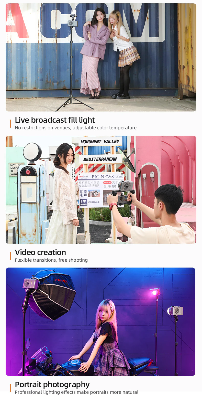 Practical application of the retro pocket light in street photography and vlogging