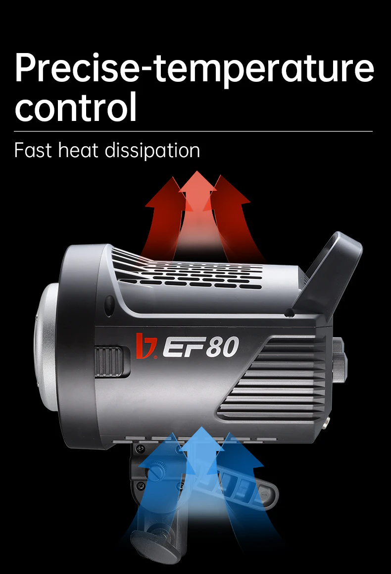 Exceptionally lightweight and handy chassis of the portable light for location work