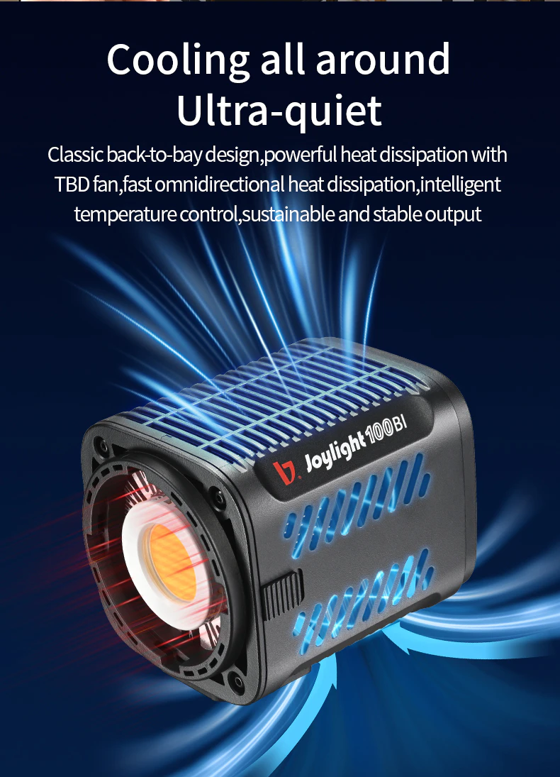 High luminous performance from the 100W COB LED matrix