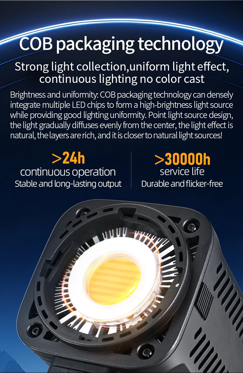 Natural skin tones and rich color rendering backed by stellar CRI and TLCI ratings