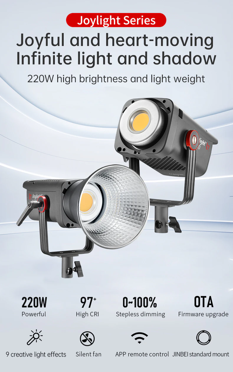 High efficiency and output of the 220W COB LED matrix