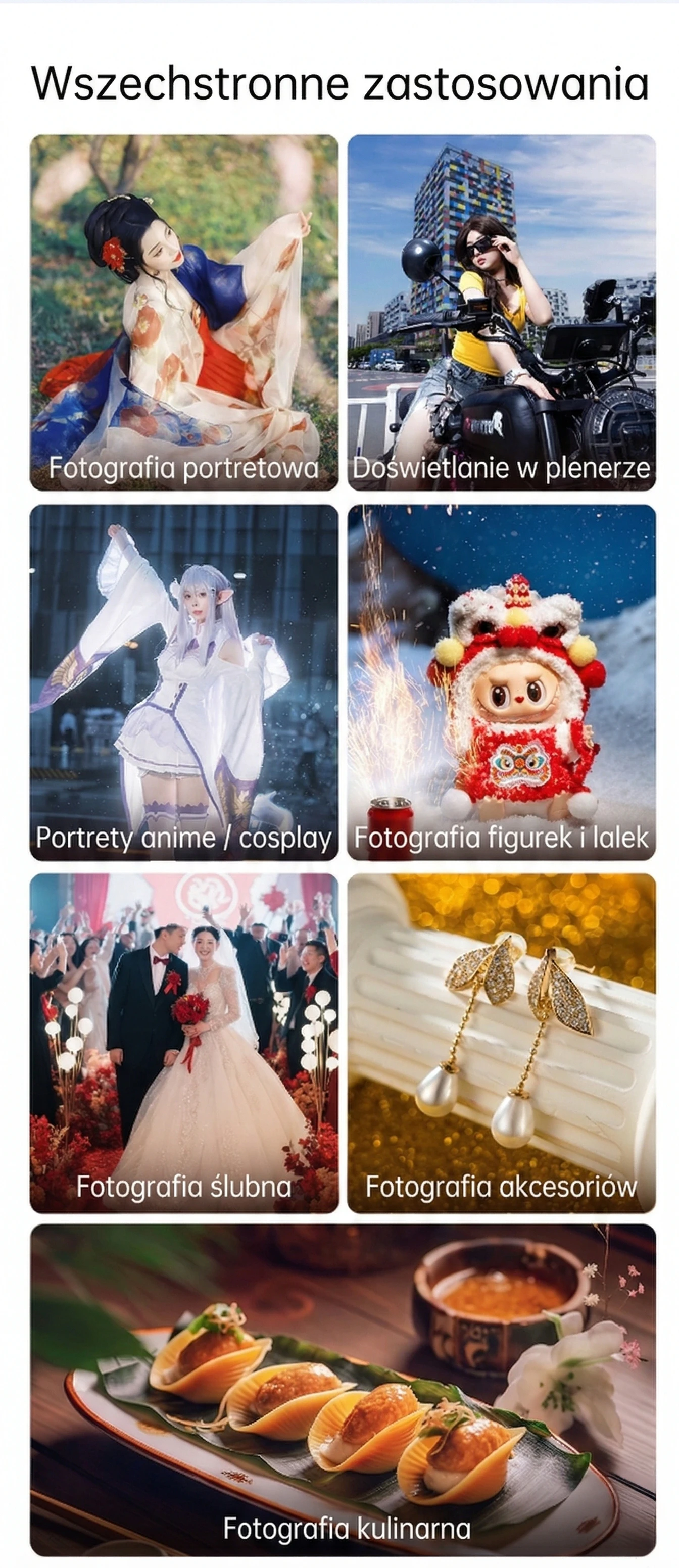 Wszechstronne zastosowania fotograficzne
