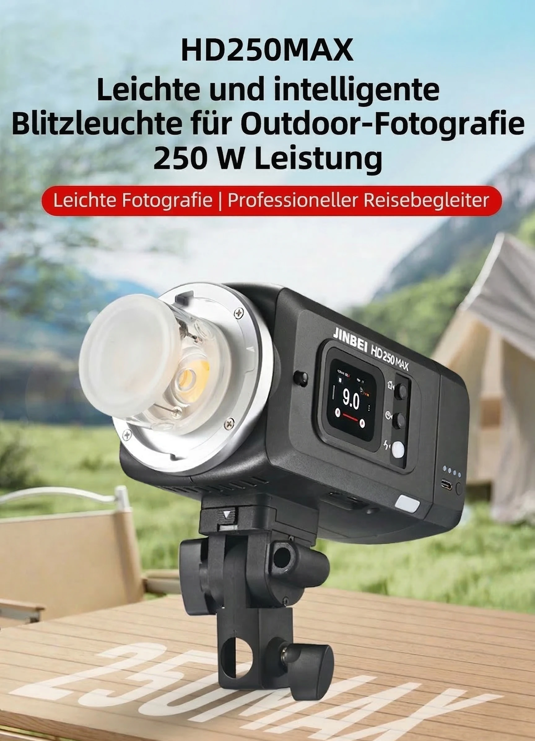 Jinbei HD250MAX overview