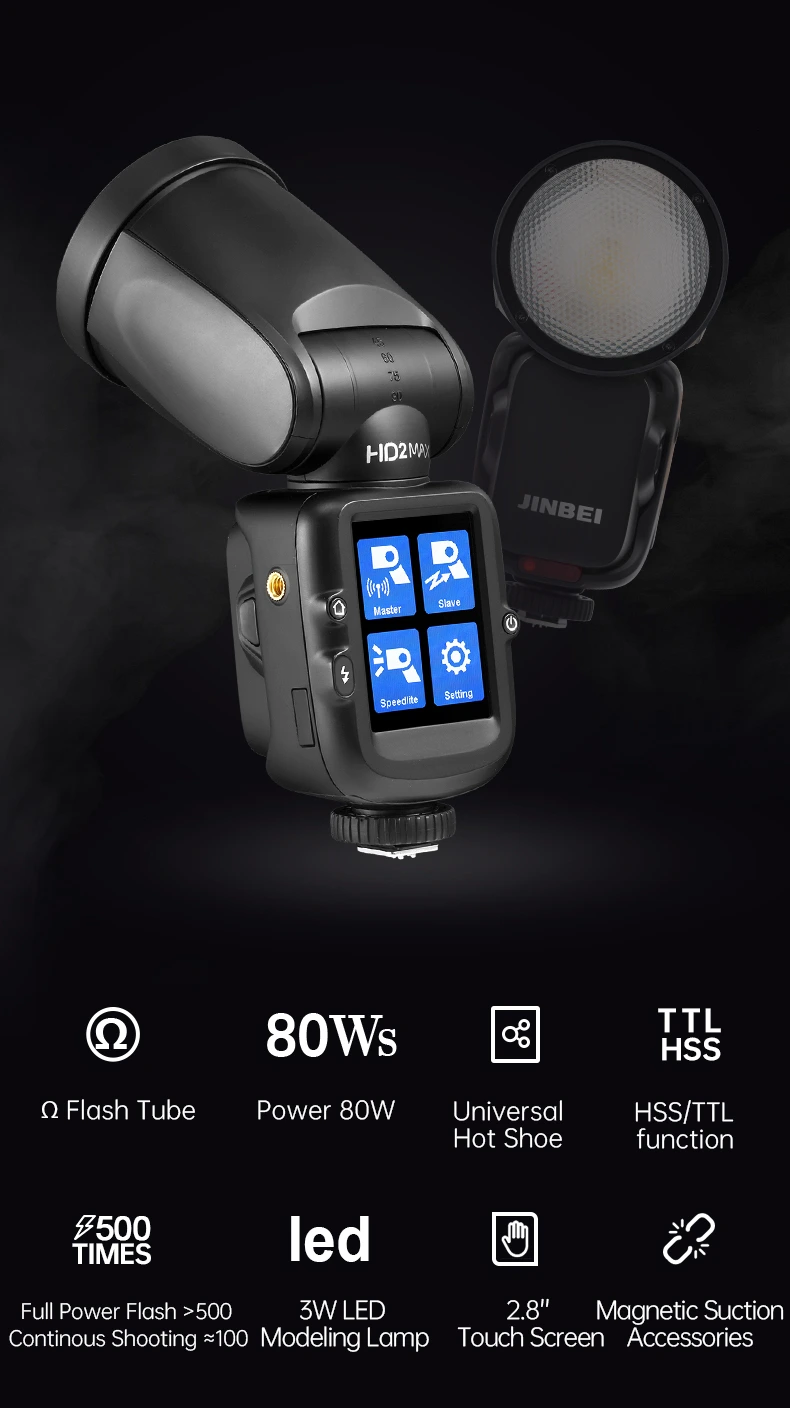 Jinbei HD-2MAX key features overview