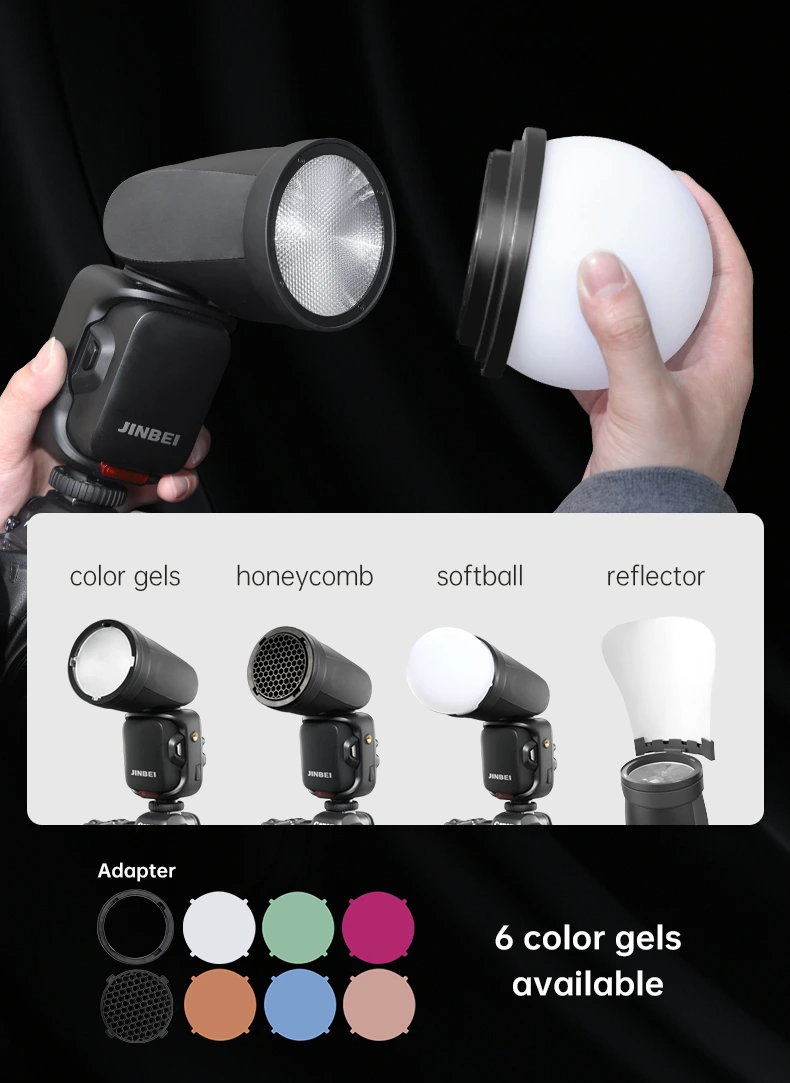 Magnetic accessories and color gels