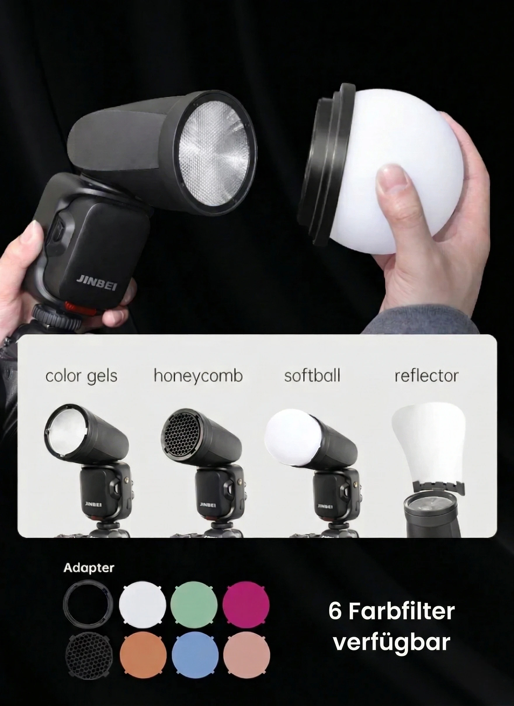Magnetic accessories and color gels