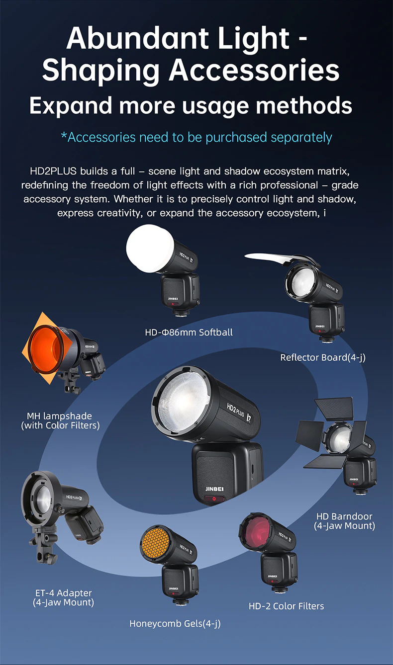 Light shaping accessories