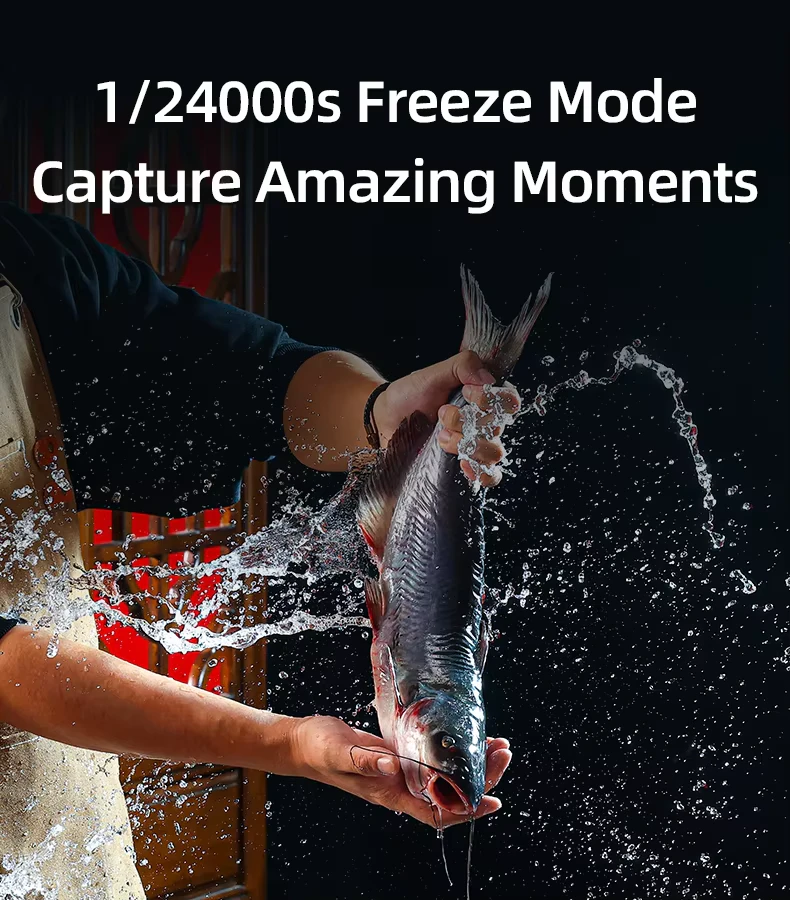 Freeze mode high-speed photography