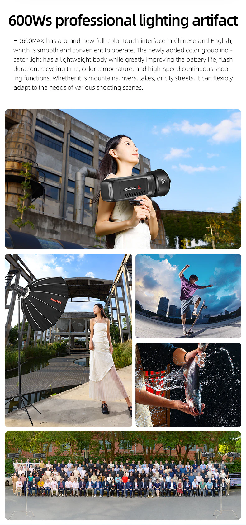 HD600MAX touch screen interface