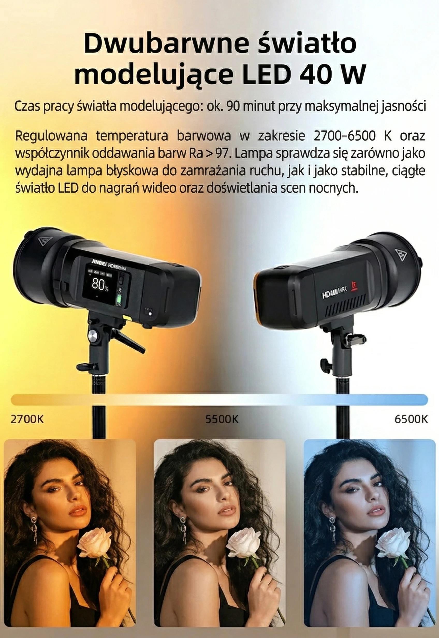 Zastosowanie HD600MAX w plenerze i w studio