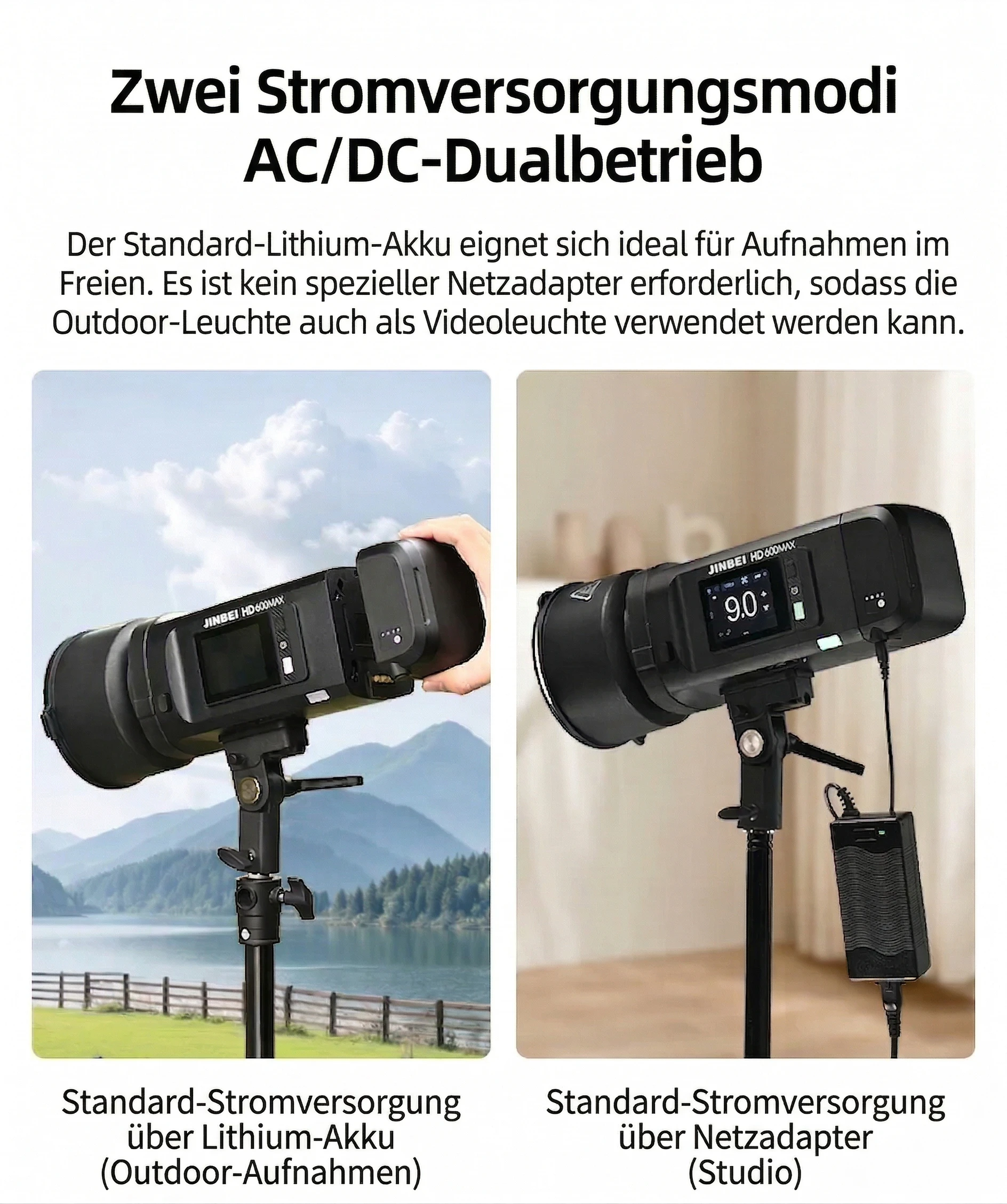 AC DC Dual-Stromversorgung