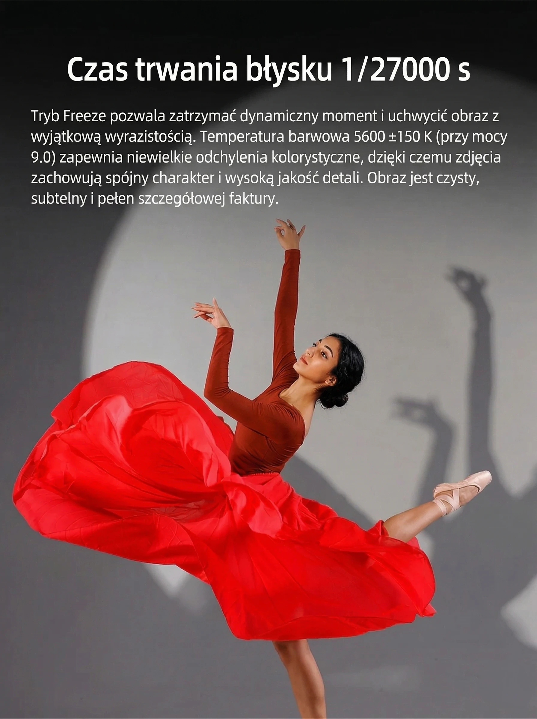 Tryb Freeze w fotografii akcji