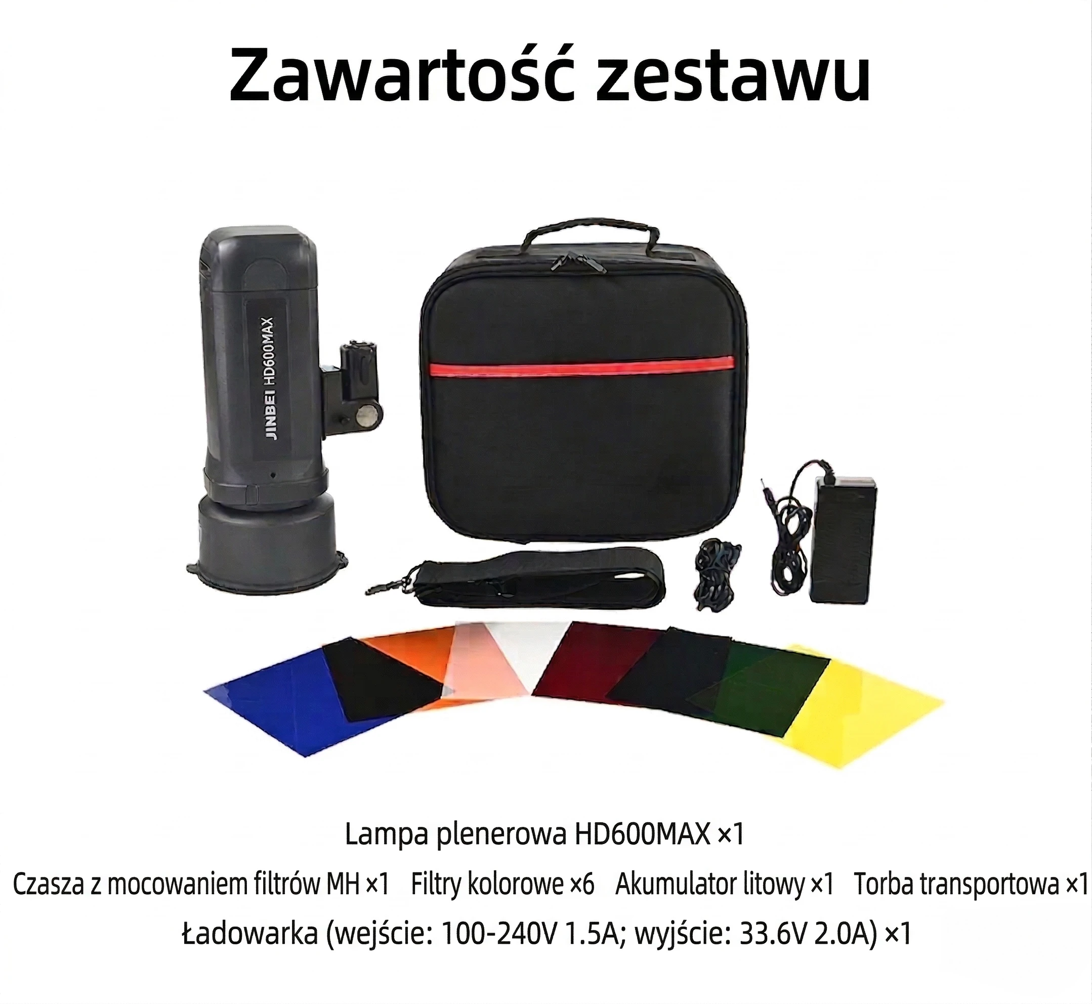 Rura błyskowa 600Ws i światło modelujące LED