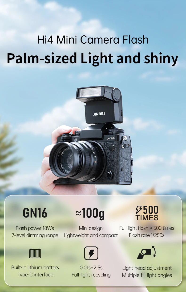 Jinbei Hi4 Mini camera flash