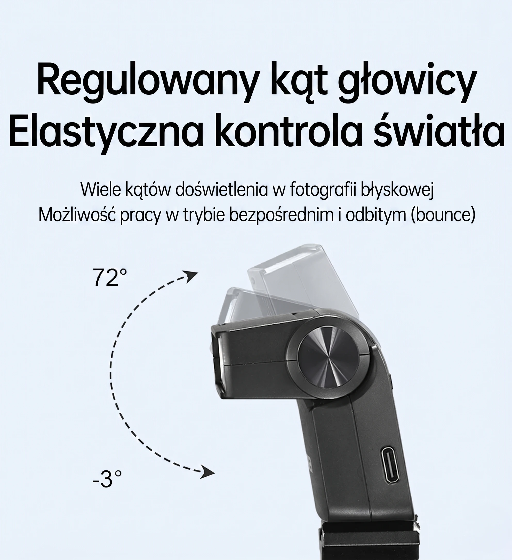 Regulacja kąta głowicy