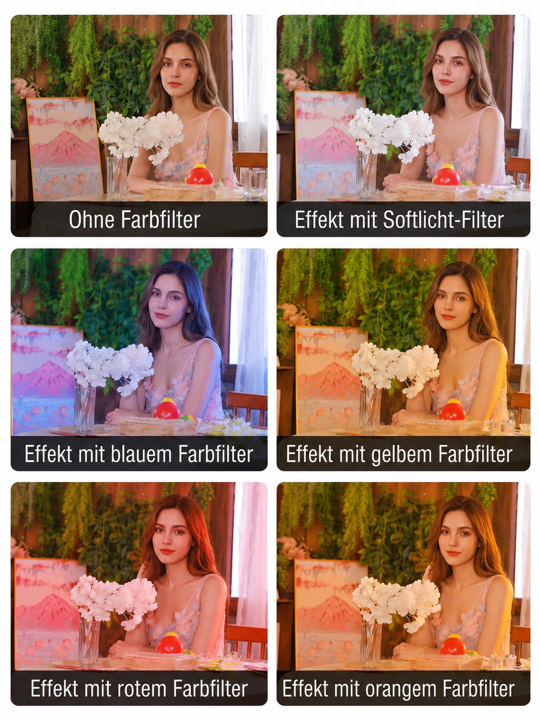 Farbfilter Effekte