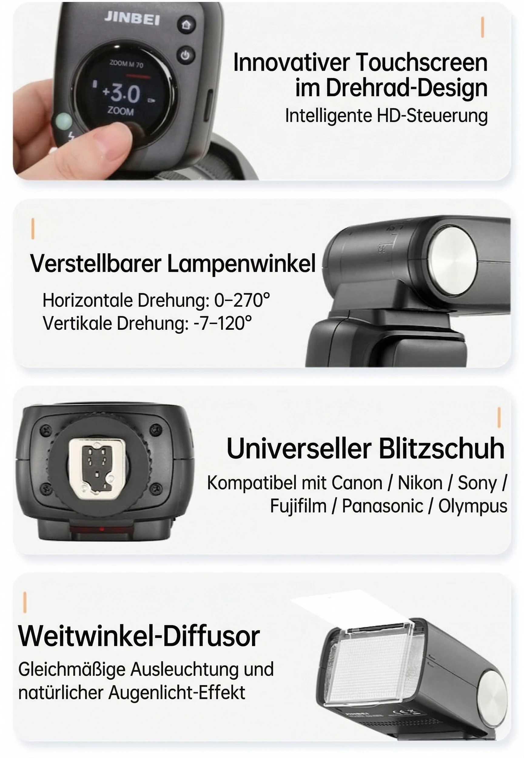 Diffusor und Catchlight-Panel
