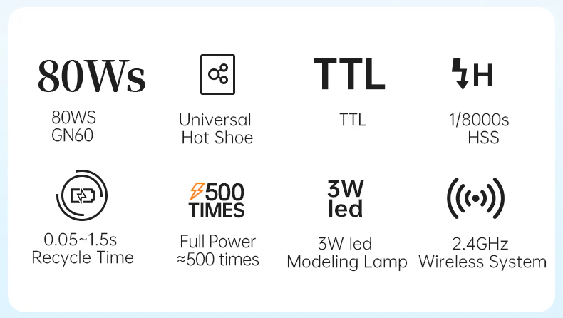 Jinbei HI-900 key features overview
