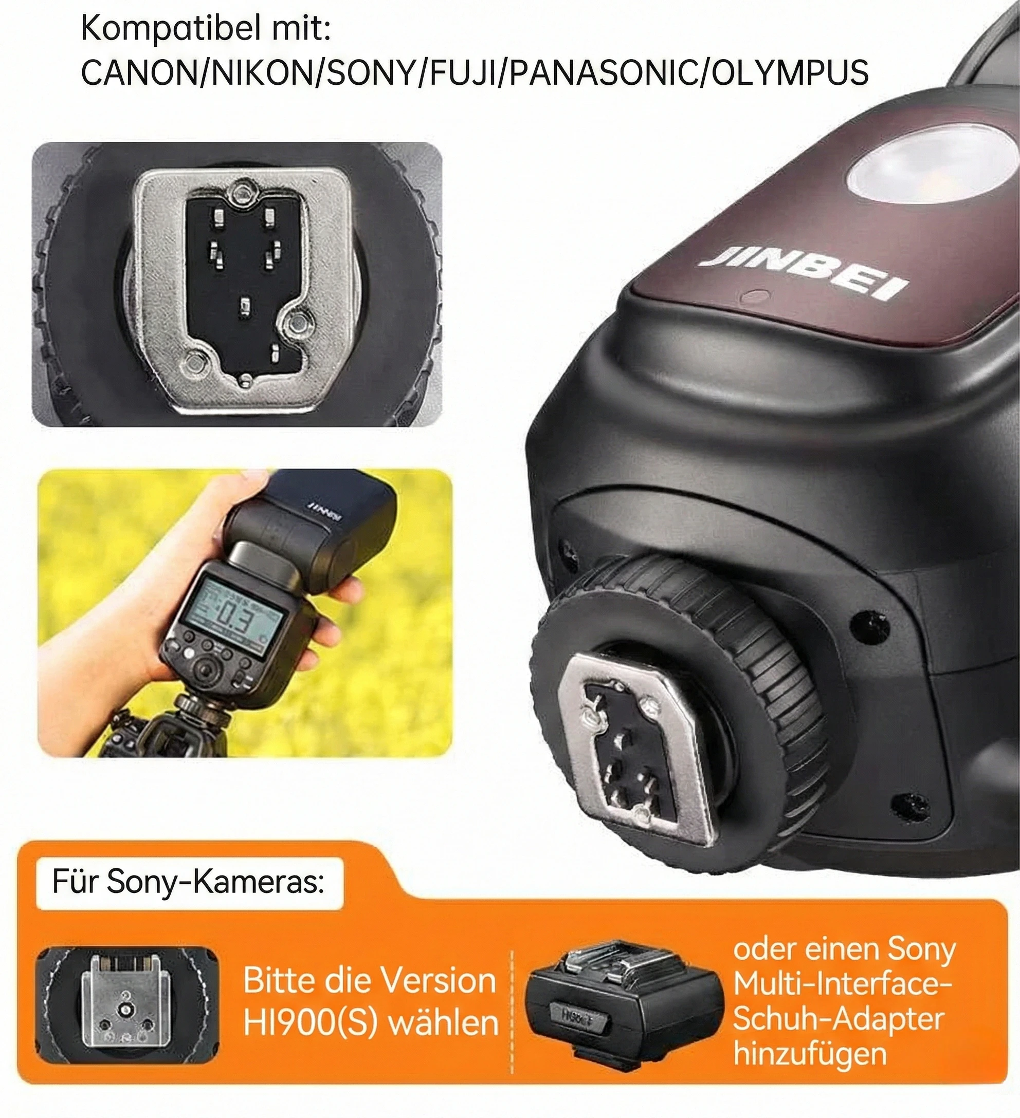 Hot shoe compatibility overview
