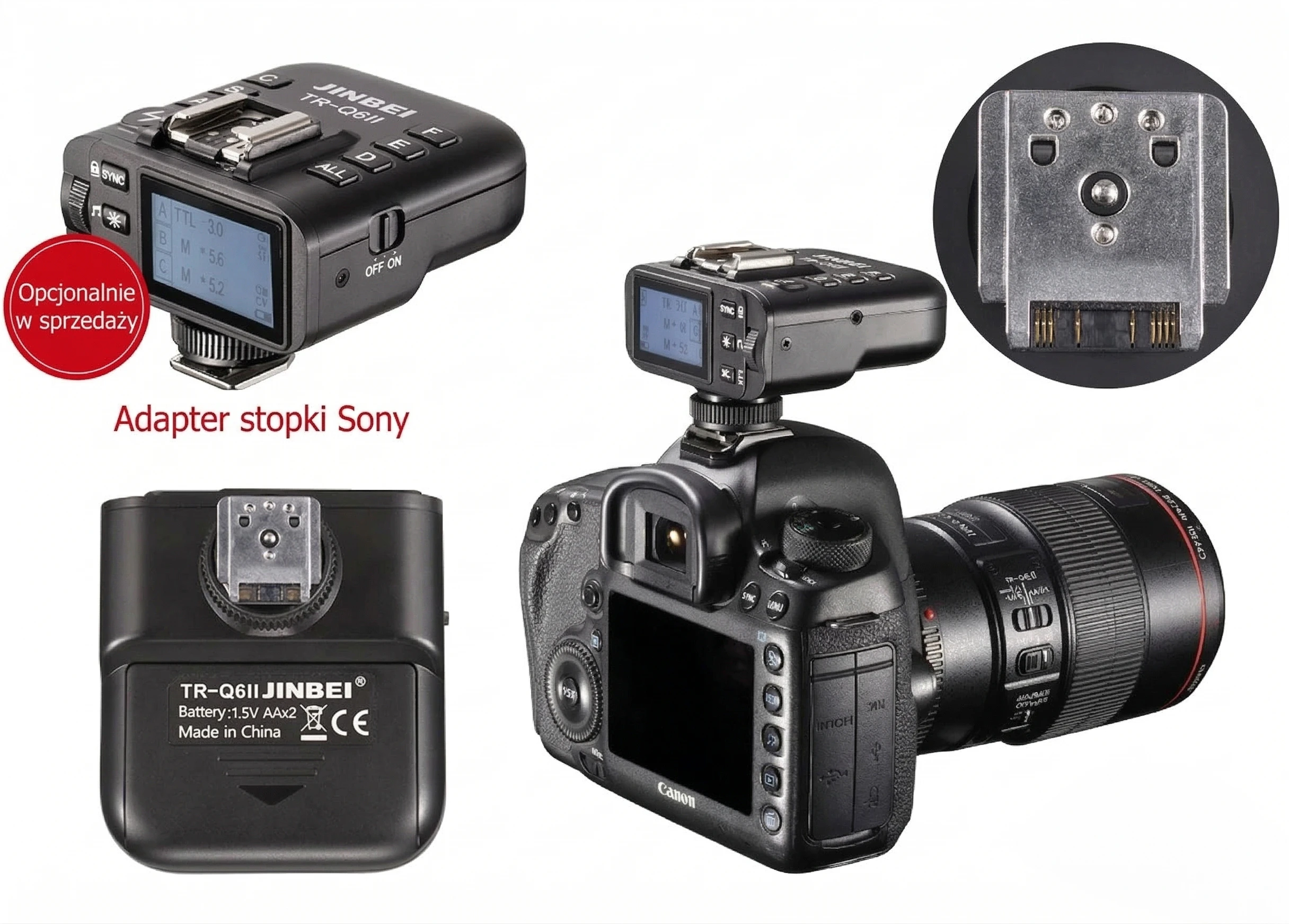 Opcjonalny adapter stopki Sony