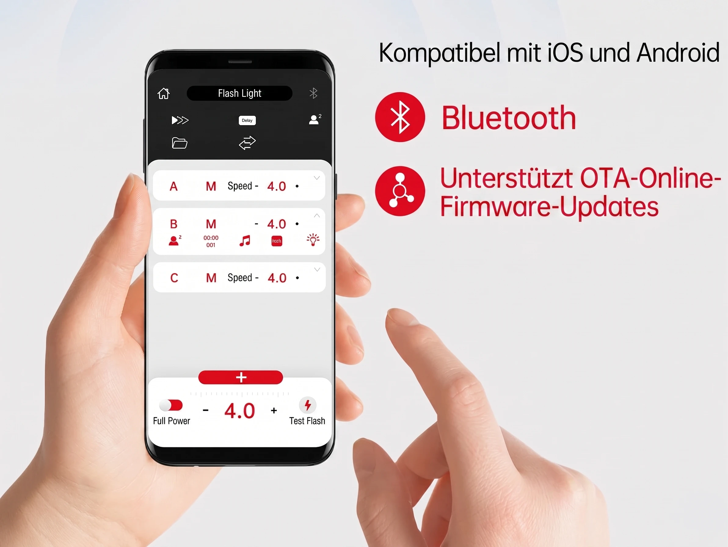 TTL und manueller Blitzmodus TR-Q6IIS