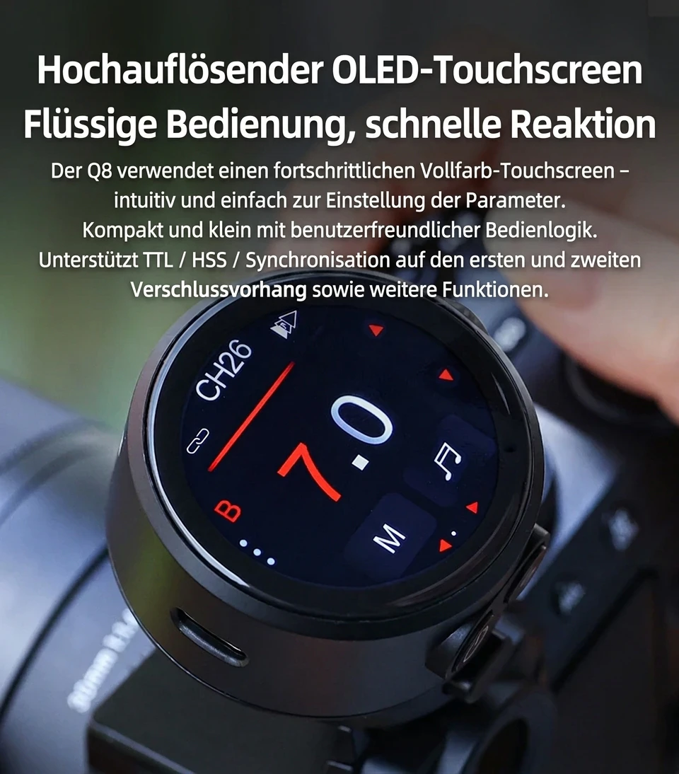 OLED-Touchscreen Steuerung TR-Q8S