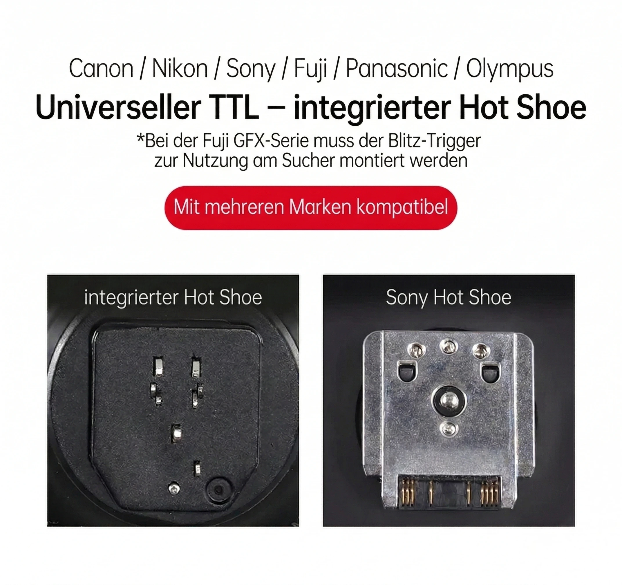 Sony Multi Interface Shoe Kompatibilität