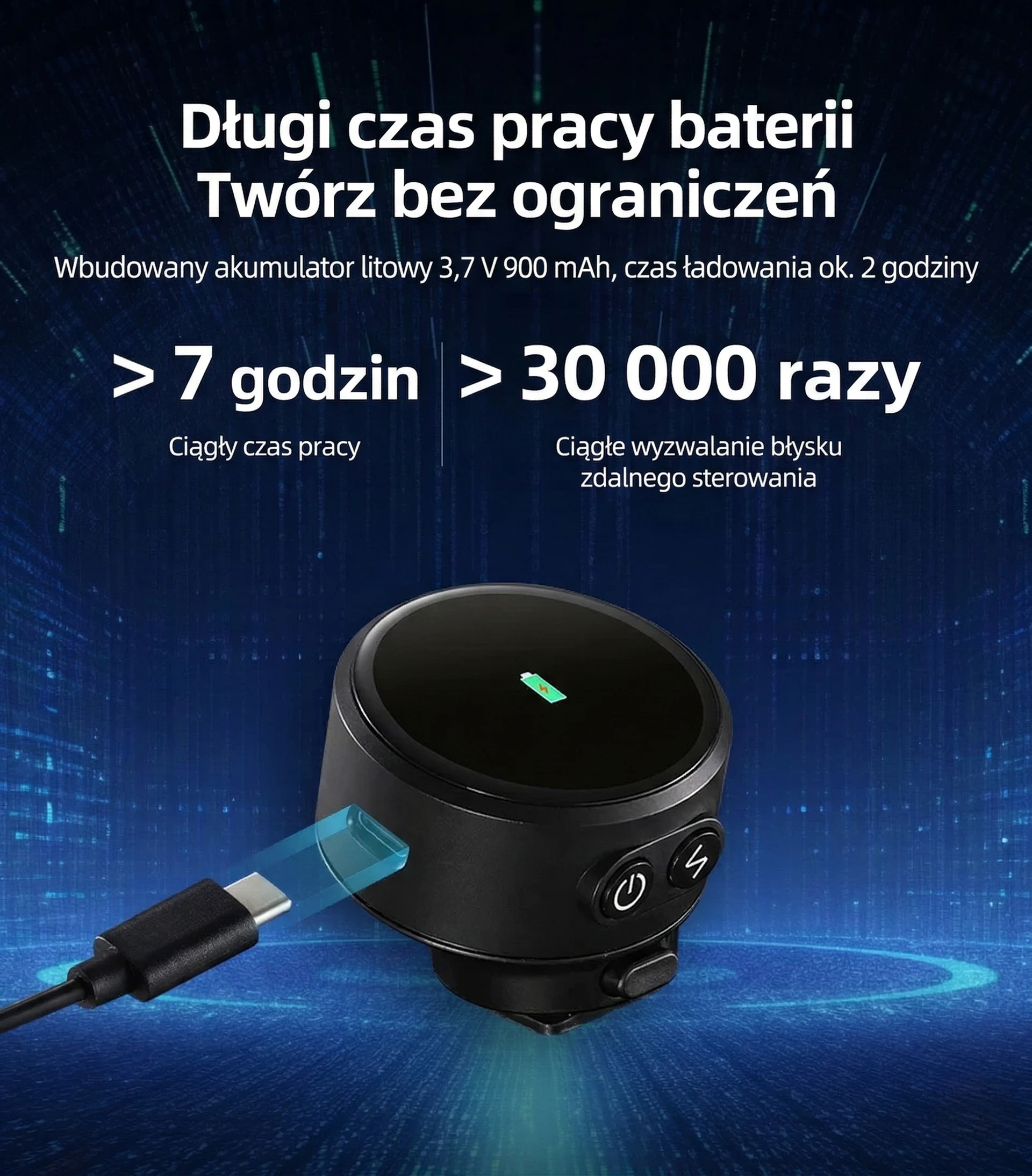 Akumulator litowy i ładowanie USB